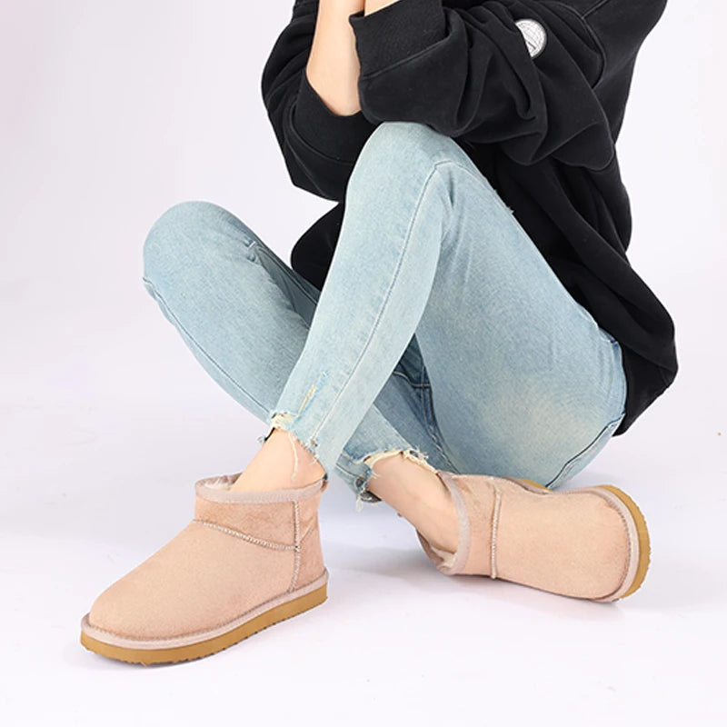 Botines cortos de invierno, súper cálidas y suaves