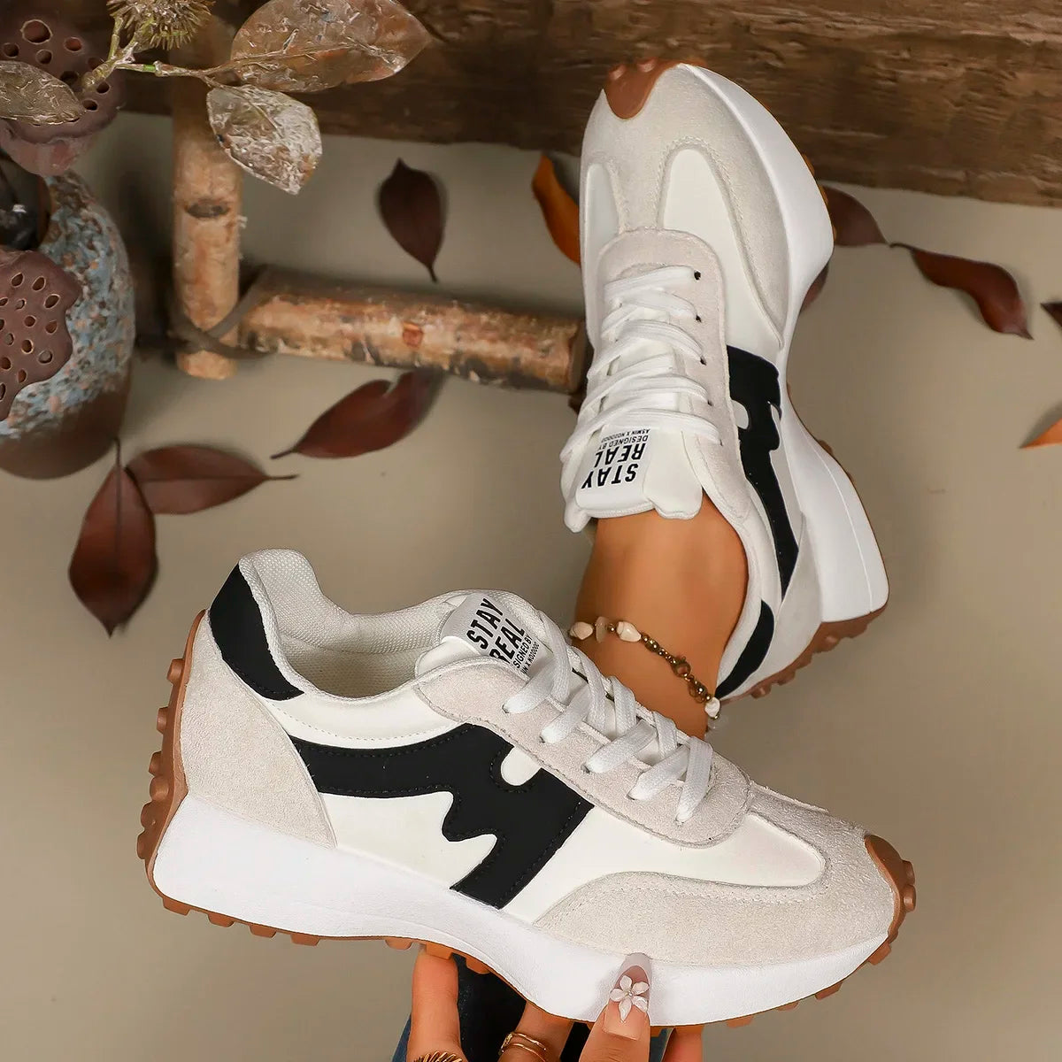 Zapatillas de mujer primavera y otoño