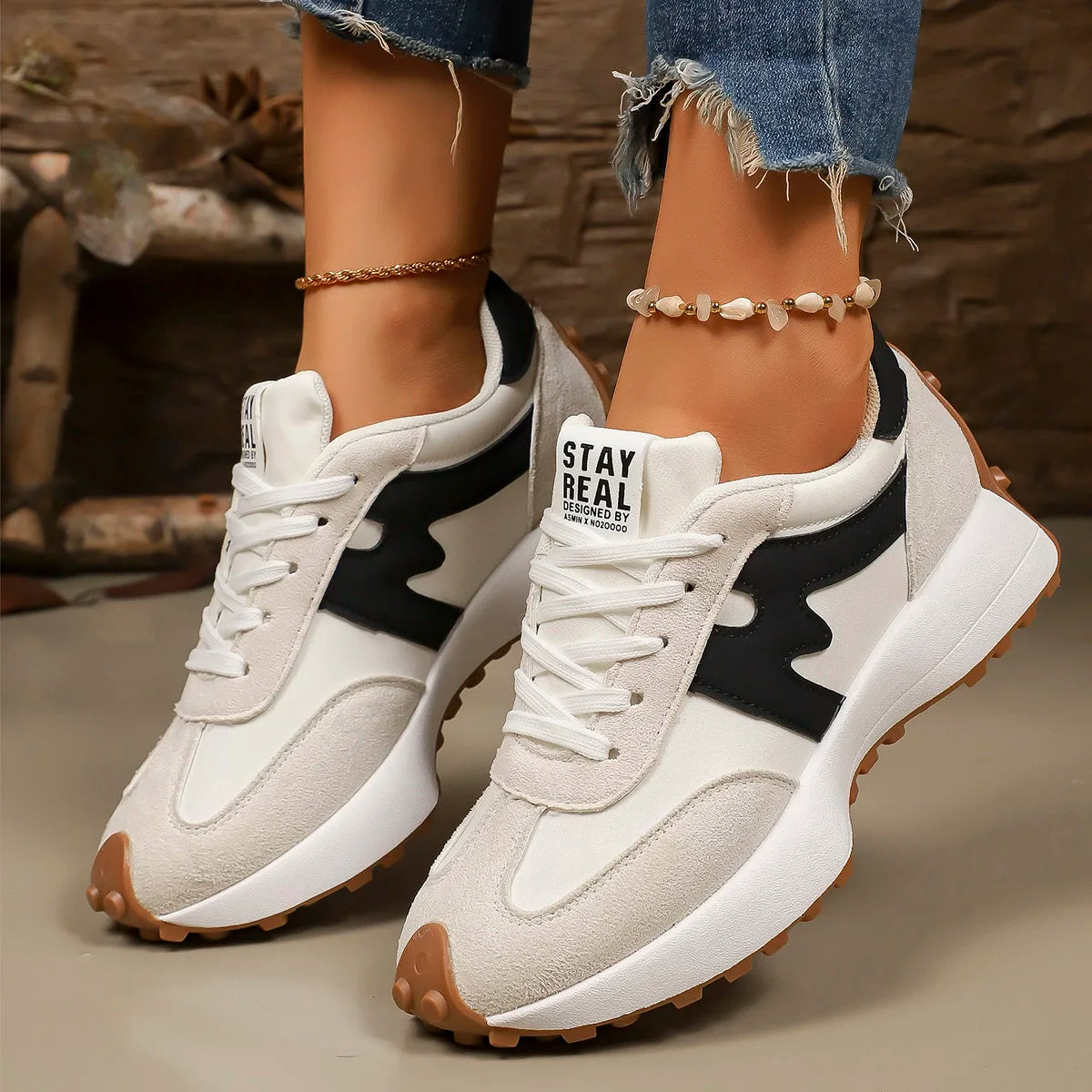 Zapatillas de mujer primavera y otoño