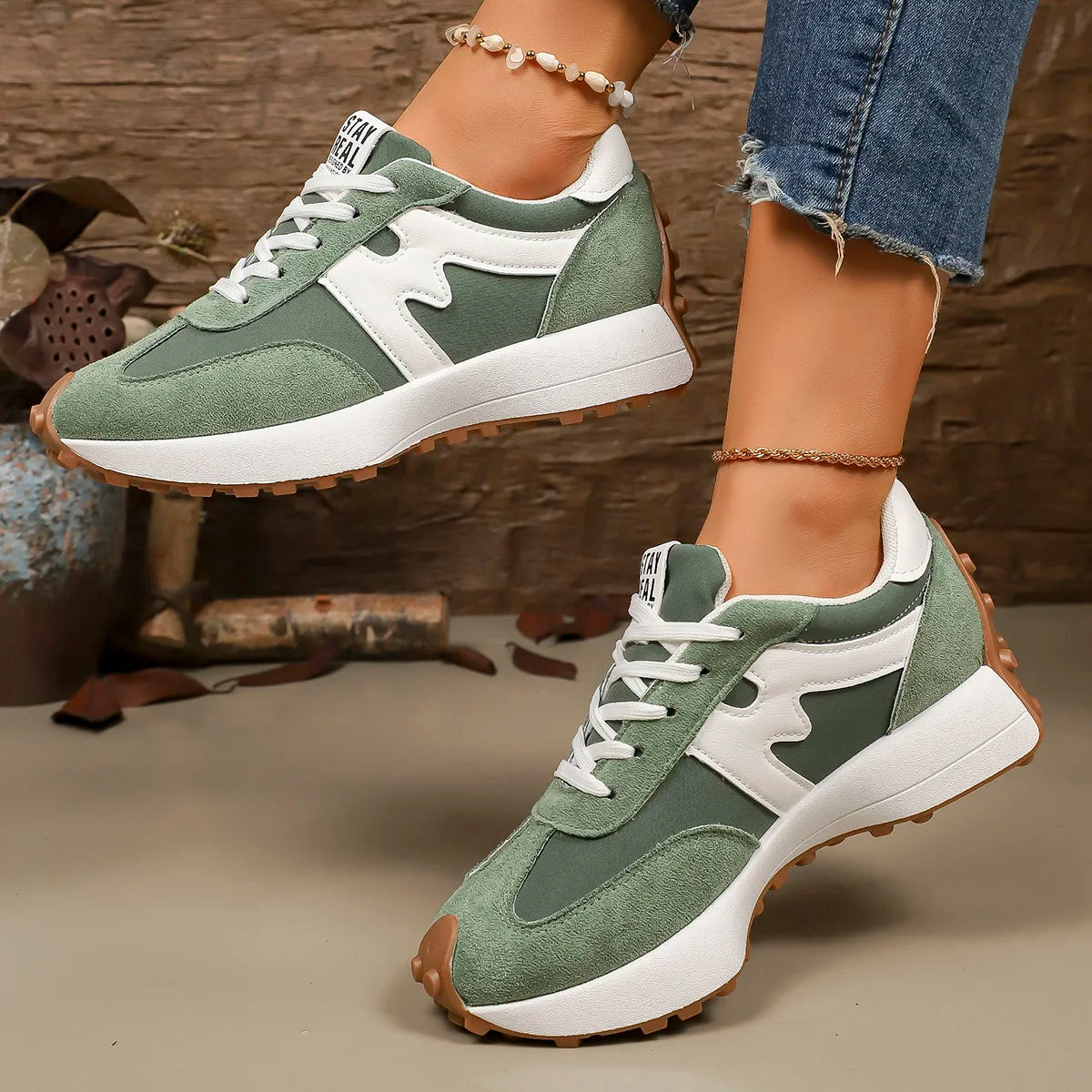 Zapatillas de mujer primavera y otoño